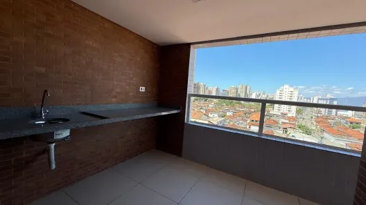 Apartamento com 2 Quartos para alugar, 72m² no Guilhermina, Praia Grande