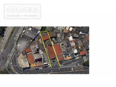 Lote/Terreno à venda, 420m² no Vila Curuçá, Santo André