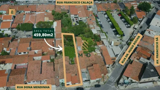 Lote/Terreno à venda, 460m² no Álvaro Weyne, Fortaleza