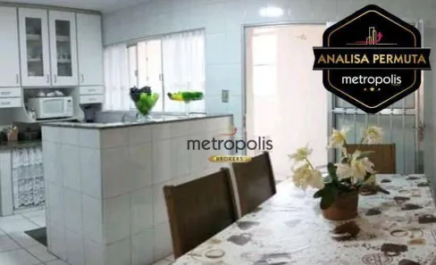 Sobrado com 3 Quartos à venda, 208m² no Cerâmica, São Caetano do Sul