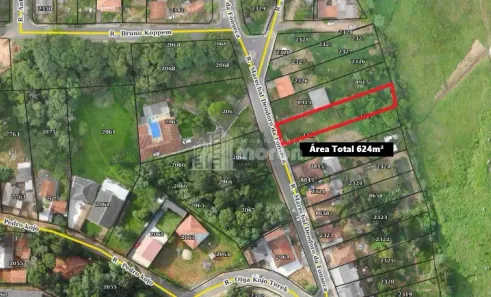 Lote/Terreno à venda, 624m² no Jaguariaíva, Jaguariaíva