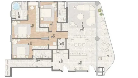 Apartamento com 4 Quartos à venda, 329m² no Praia Brava de Itajaí, Itajaí