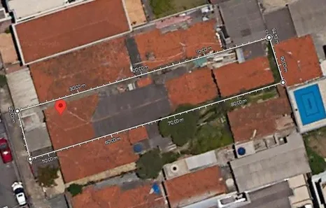 Lote/Terreno à venda, 280m² no Vila Metalúrgica, Santo André