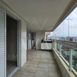 Apartamento com 2 Quartos para alugar, 82m² no Canto do Forte, Praia Grande