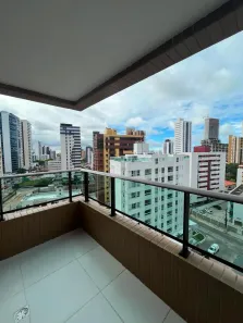 Apartamento com 3 Quartos para alugar, 86m² no Manaíra, João Pessoa