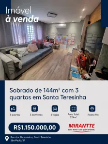 Sobrado com 3 Quartos à venda, 144m² no Jardim do Colégio (Zona Norte), São Paulo