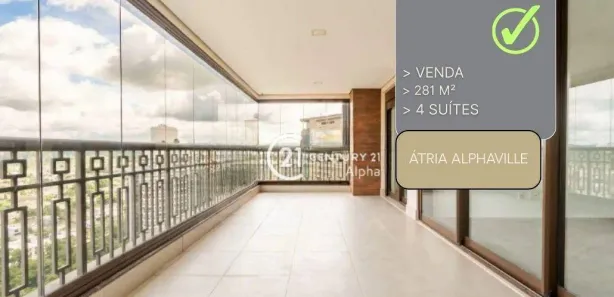 Apartamento com 4 Quartos à venda, 285m² no Green Valley Alphaville, Barueri