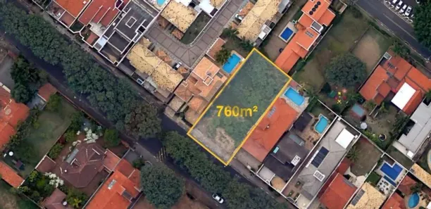 Lote/Terreno à venda, 760m² no Bairro das Palmeiras, Campinas