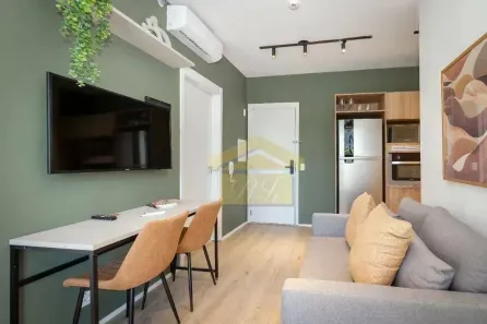 Apartamento com 2 Quartos para venda ou aluguel, 44m² no Campo Belo, São Paulo