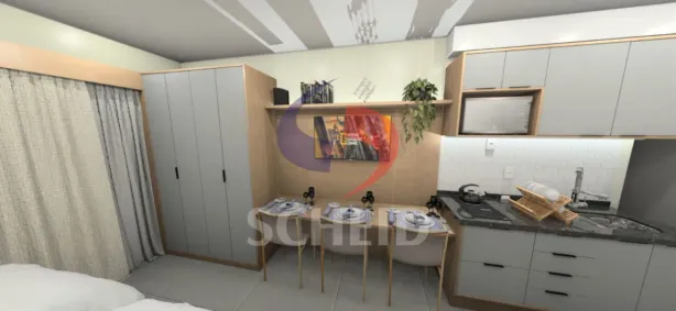 Flat com 1 Quarto à venda, 27m² no Paraíso, São Paulo