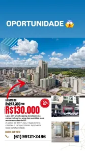 Ponto Comercial à venda, 27m² no Taguatinga Norte, Brasília