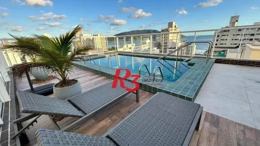Apartamento com 2 Quartos à venda, 123m² no Aparecida, Santos