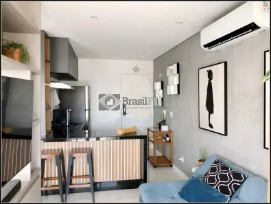 Flat com 1 Quarto para alugar, 42m² no Cidade Monções, São Paulo