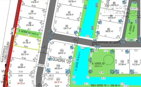 Lote/Terreno à venda, 321m² no Pedra Branca, Palhoça