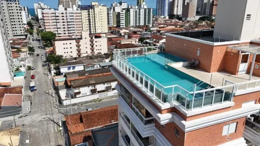Apartamento com 2 Quartos à venda, 55m² no Guilhermina, Praia Grande