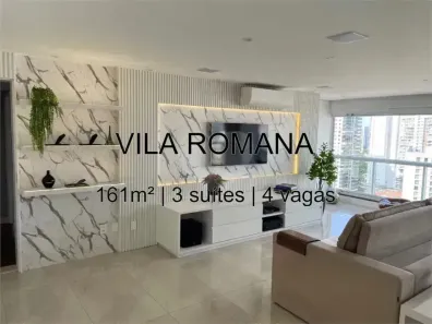 Apartamento com 3 Quartos à venda, 161m² no Vila Romana, São Paulo