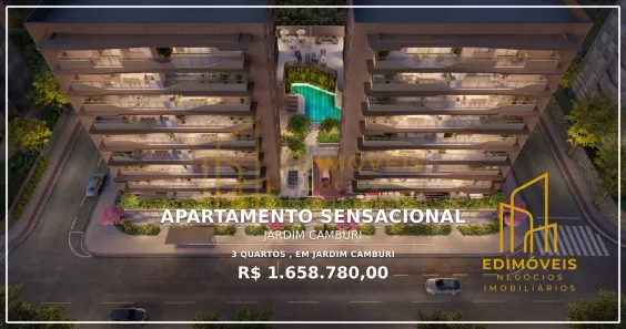 Apartamento com 3 Quartos à venda, 103m² no Jardim Camburi, Vitória