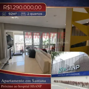 Apartamento com 2 Quartos à venda, 92m² no Santana, São Paulo