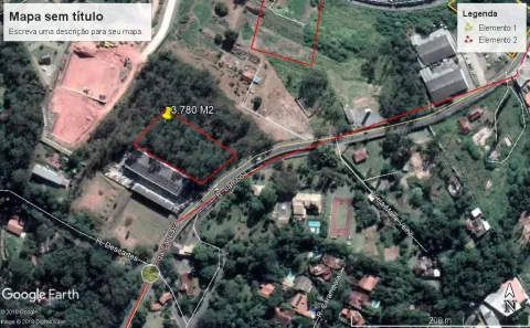 Lote/Terreno à venda, 3780m² no Jardim São Vicente, Cotia