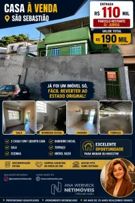 Casa com 2 Quartos à venda, 100m² no São Sebastião, Juiz de Fora