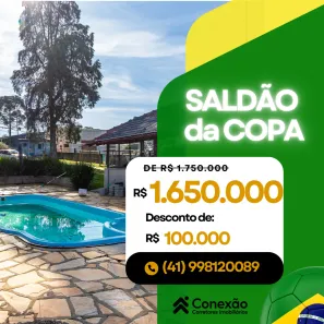 Fazenda/Sítio com 5 Quartos à venda, 400m² no Vila Rivabem, Campo Largo
