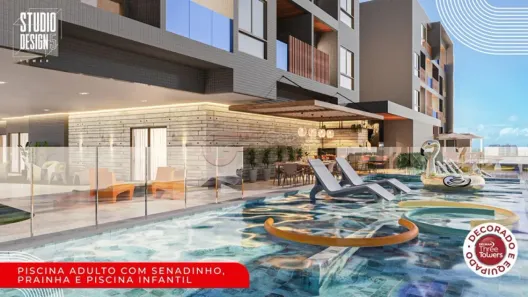 Apartamento com 1 Quarto à venda, 43m² no Jatiúca, Maceió