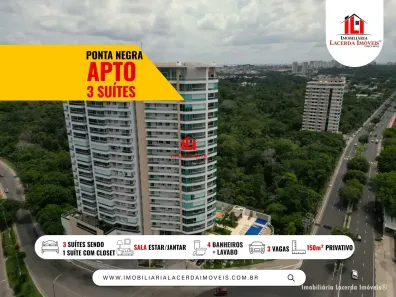 Apartamento com 3 Quartos à venda, 150m² no Tarumã, Manaus
