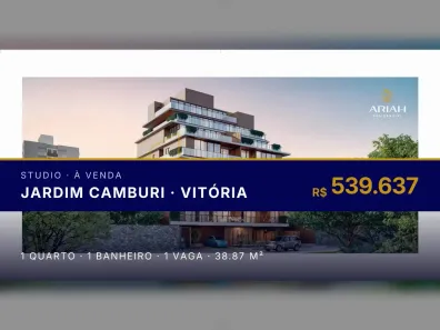 Apartamento com 1 Quarto à venda, 38m² no Jardim Camburi, Vitória