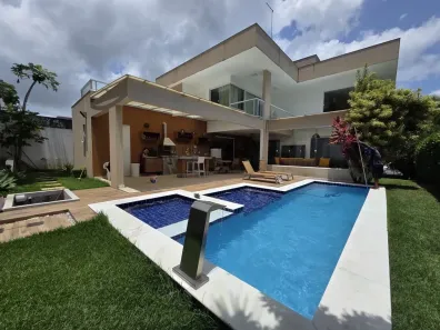 Casa de Condomínio com 5 Quartos à venda, 480m² no Alphaville (Abrantes), Camaçari