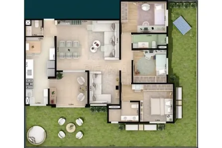 Apartamento com 3 Quartos para alugar, 109m² no Jardim Ana Maria, Jundiaí