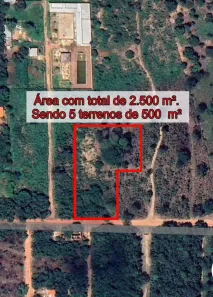 Lote/Terreno à venda, 2500m² no Jardim Janaína (Taquaralto), Palmas