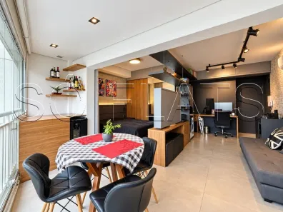 Flat com 1 Quarto para alugar, 34m² no Pinheiros, São Paulo