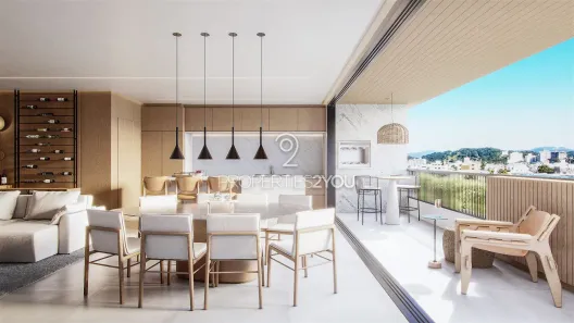 Apartamento com 2 Quartos à venda, 106m² no Ahú, Curitiba