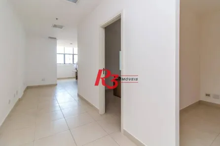 Sala Comercial para alugar, 65m² no Centro, Santos