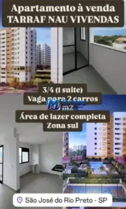 Apartamento com 1 Quarto à venda, 67m² no Jardim Bosque das Vivendas, São José do Rio Preto