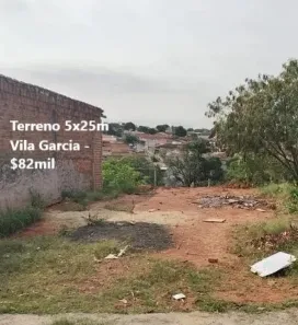 Lote/Terreno à venda, 125m² no Vila Garcia, Bauru