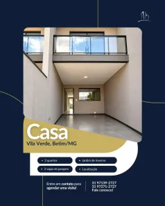Casa com 3 Quartos à venda, 150m² no Vila Verde, Betim