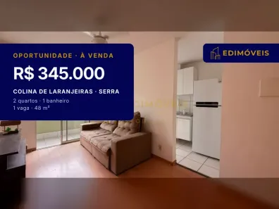 Apartamento com 2 Quartos à venda, 48m² no Colina de Laranjeiras, Serra