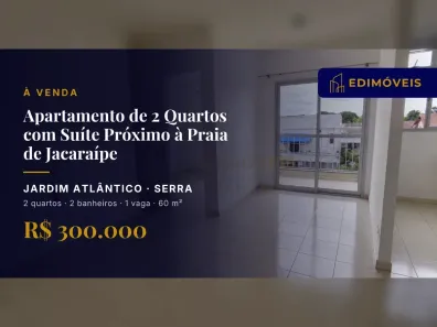 Apartamento com 2 Quartos à venda, 60m² no Jardim Atlântico, Serra