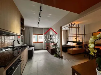 Apartamento com 1 Quarto para alugar, 70m² no Ponta da Praia, Santos
