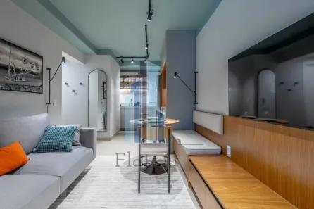 Apartamento com 1 Quarto para alugar, 37m² no Itaim Bibi, São Paulo