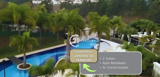 Apartamento com 2 Quartos para alugar, 100m² no Tamboré, Santana de Parnaíba