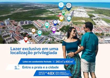 Lote/Terreno à venda, 240m² no Olhos d'Água, Barra dos Coqueiros