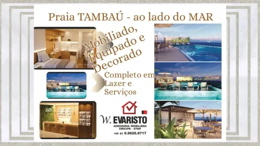 Apartamento com 1 Quarto à venda, 25m² no Tambaú, João Pessoa