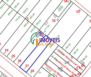 Lote/Terreno à venda, 245m² no Vila Metalúrgica, Santo André