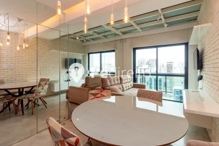 Apartamento com 1 Quarto para alugar, 52m² no Moema, São Paulo