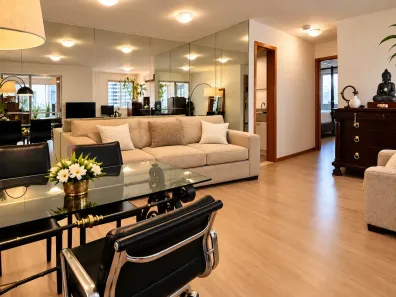 Apartamento com 2 Quartos para alugar, 75m² no Itanhangá Park, Campo Grande