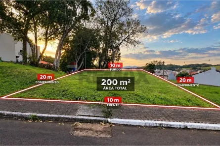 Lote/Terreno à venda, 200m² no Lomba Grande, Novo Hamburgo