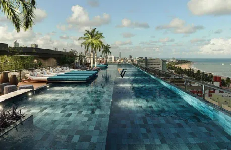Flat com 1 Quarto à venda, 28m² no Cabo Branco, João Pessoa