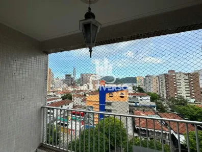 Apartamento com 3 Quartos para alugar, 200m² no Ponta da Praia, Santos